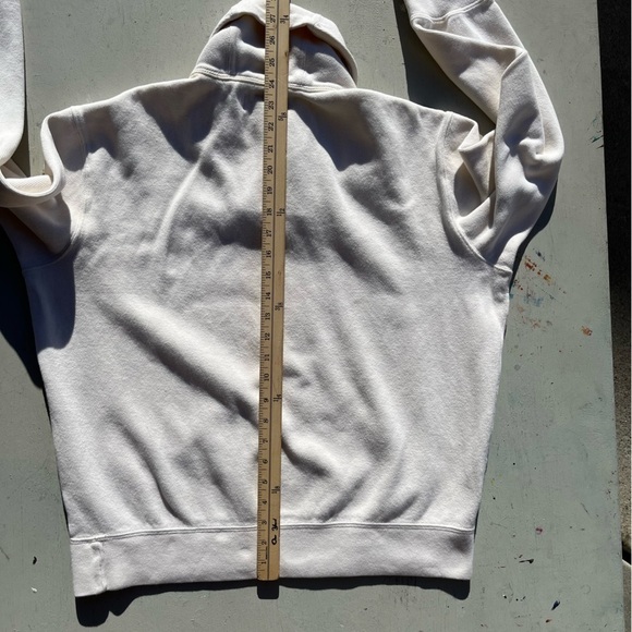 Men's Vintage Polo Ralph Lauren Sweater White Solid L Button High Neck Preppy - Picture 13 of 14